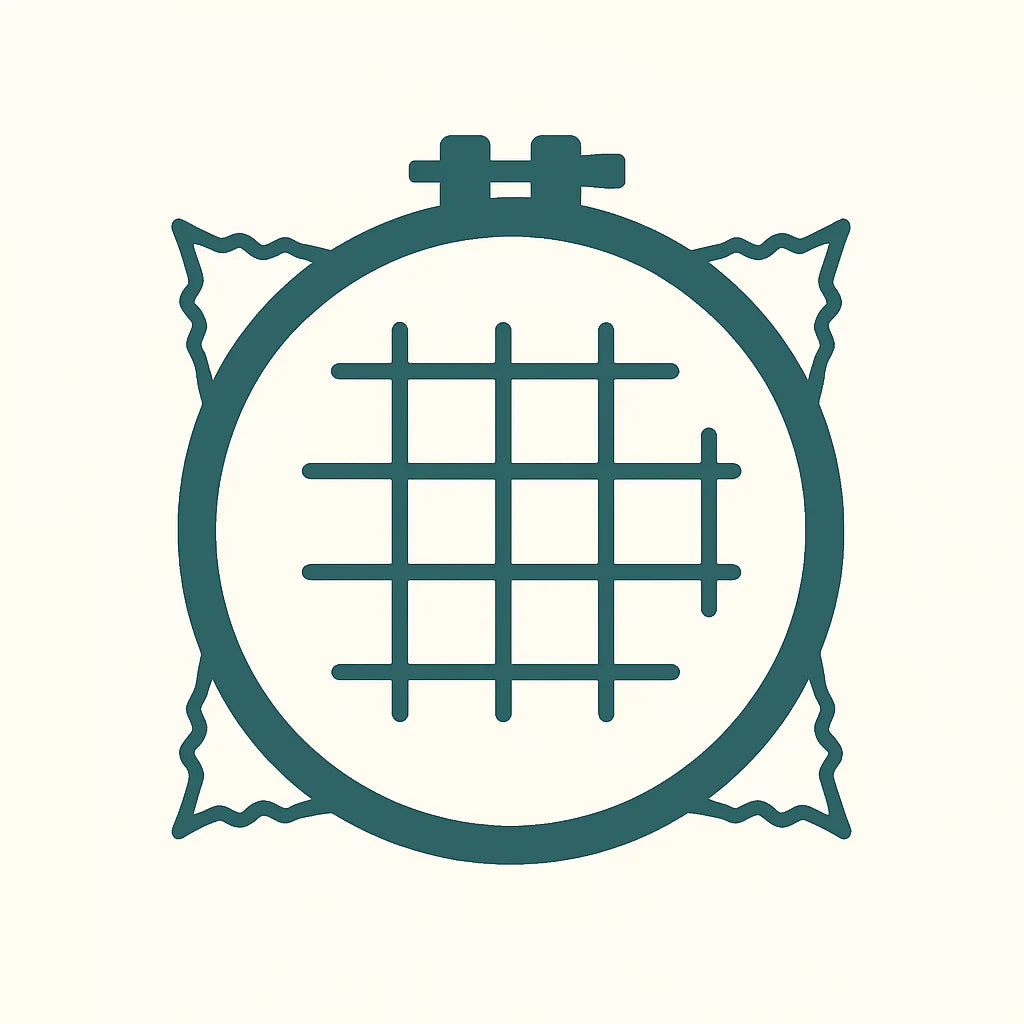 Pre-stretched monk’s cloth on hoop