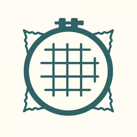 Pre-stretched monk’s cloth on hoop